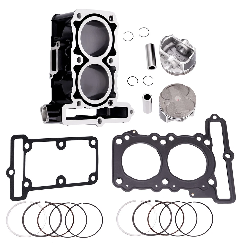For 2013-2024 Kawasaki Ninja 250 250R EX250 Cylinder Piston Gaskets Rebuild Kit - Image 4 of 4