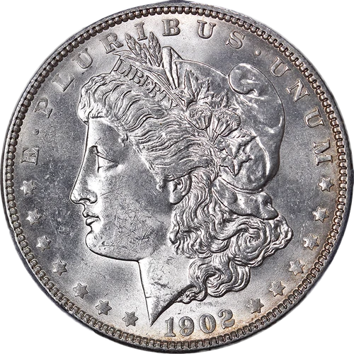 1902-P Morgan Silver Dollar PCGS MS63 Great Eye Appeal Strong Strike