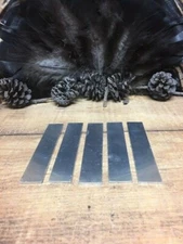 5 - Pcs .75 x 4" Plain Aluminum Strips for Trough Turkey Calls
