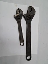 Vintage  12" And 8"  USA Made Adjustable Wrenches Os100