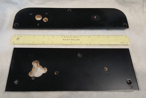 (2) Original Thorens TD-124/125 Turntable Tonearm Board/Armboard Rabco/Goldmund