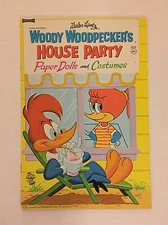 VINTAGE Paper Doll - Woody Woodpecker House Party - Saalfield