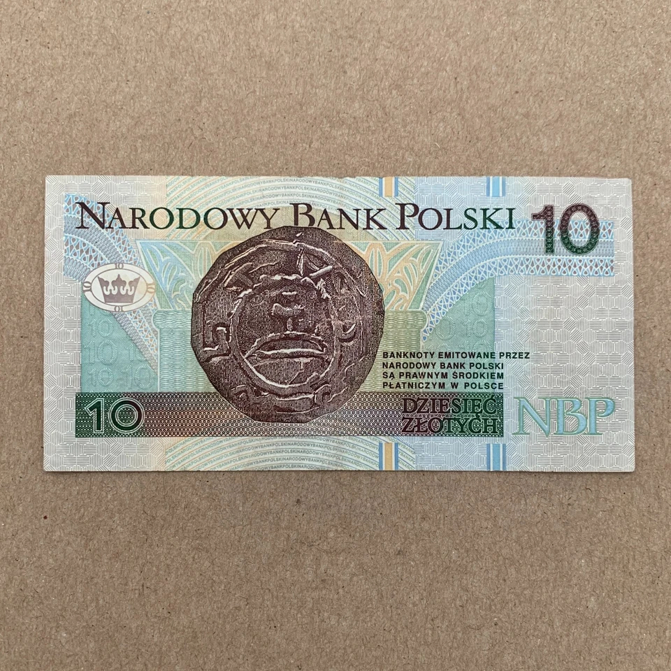 🇵🇱 Billete de 10 zlotych Polonia 1994 moneda polaca papel moneda vintage Foto 2 de 3