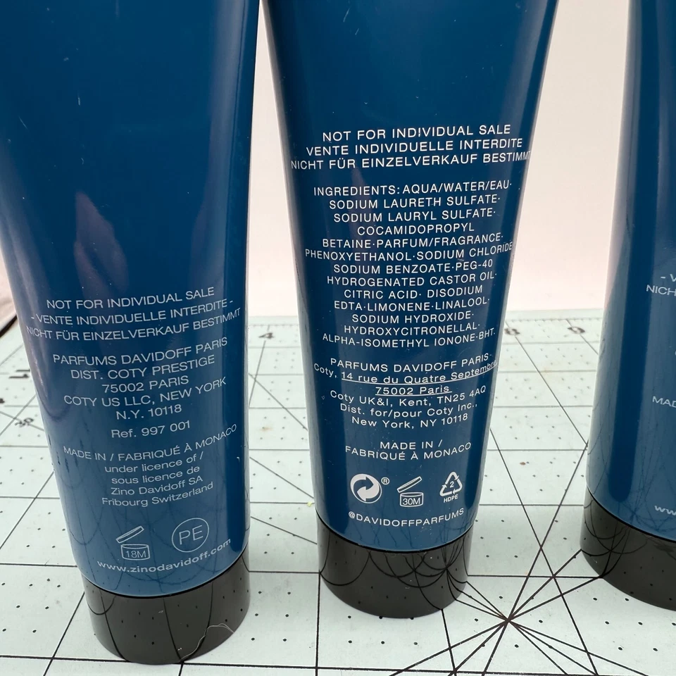 Nuevo Davidoff AGUA FRÍA Bálsamo y Gel de Ducha para Después del Afeitado x 2 2.5 OZ Foto 4 de 4
