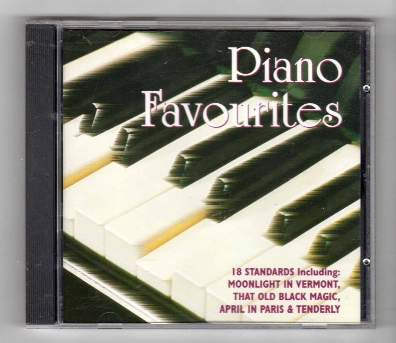 (IA78) Piano Favourites, 18 tracks various artists - 1995 CD
