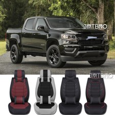 Truck Seat Covers 5-seat Set Frontrearfront Cushion Leather For Chevy Colorado