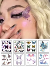 Waterproof Fake Temporary Tattoo Sticker Fashion Body Arts Fresh Decor