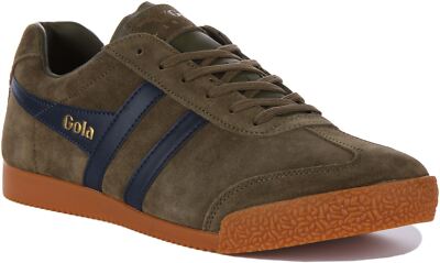 Gola Classics Harrier Low Profile Classic Mens Sneakers Olive US 7 - 15