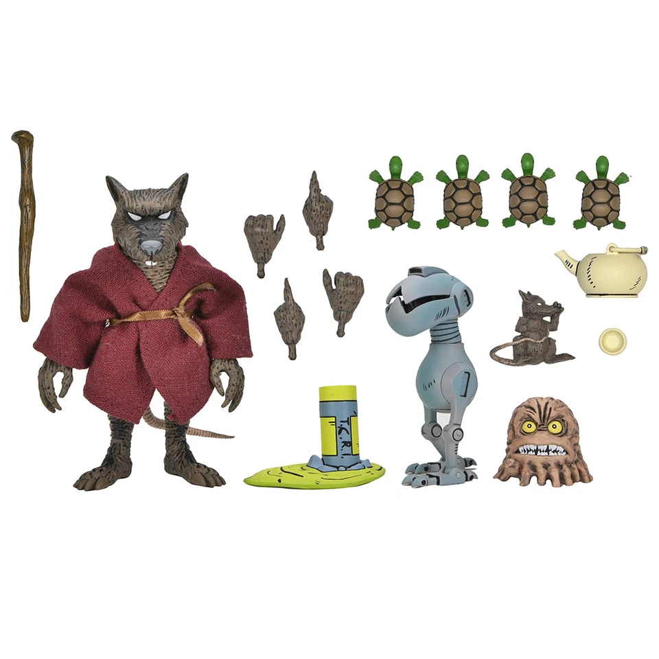 NECA Splinter Eastman Laird’s Teenage Mutant Ninja Turtles 7" Scale Figure TMNT - Image 2 of 4