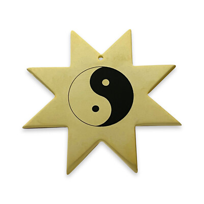 WLE 2.75'' 8 Point Yin Yang Throwing Star Gold