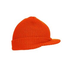 Acrylic Peaked Cap Hiking Camping Outdoor Winter Jeep Watch Hat Orange