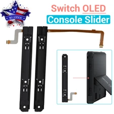 For Nintendo Switch OLED Console Slider Left Right Sliding Rail with Flex Cable