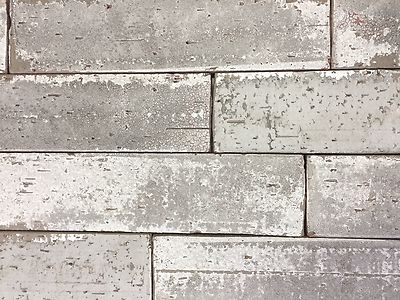 2.5x9.5 London Soft Gray Smoke Glazed Extruded Brick Wall Kitchen (PACK OF 10)