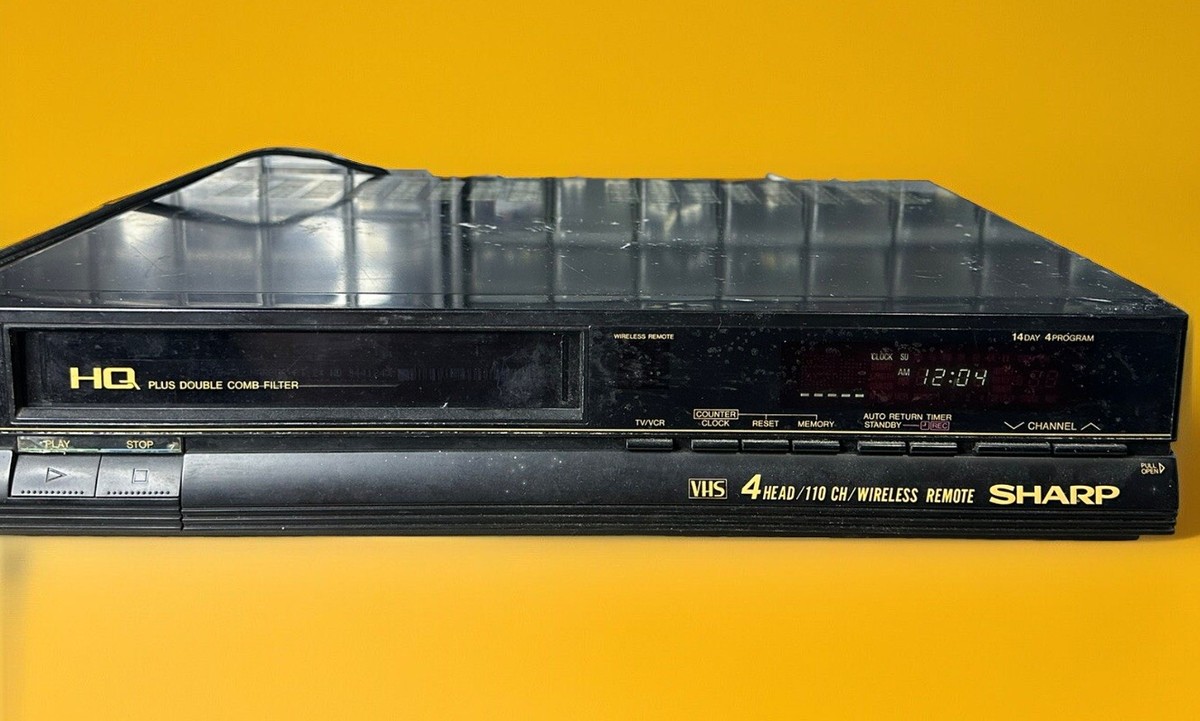 Sharp VC-A600U VCR Video Cassette Recorder VHS Player. No