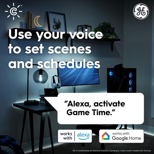 GE CYNC Smart LED Light Bulb, B11 Candle Light Bulb, Works with Amazon Alexa and - Picture 4 of 9