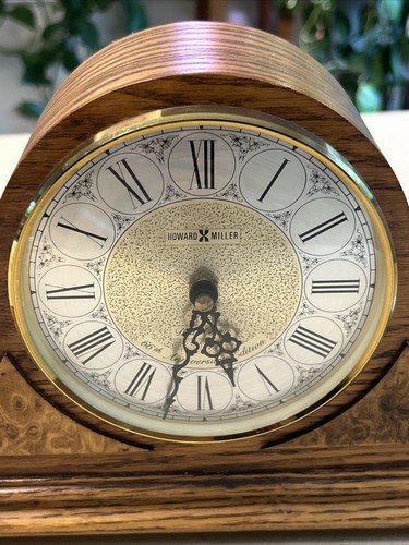 Howard Miller Quartz Mantel Clock 613-555 Dual Chime Oak 66th Anniversary Editio - Picture 2 of 10