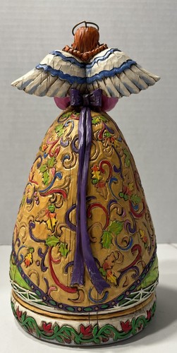 Figura de ángel Jim Shore Heartwood Creek "Bountiful Angel" #B117675 2004 sin caja - Imagen 3 de 9