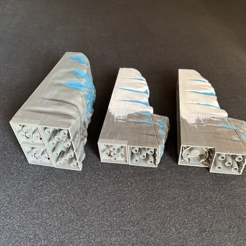 Mega Bloks Dragons Fire Ice Dragon Mountain Replacement Parts Support Pillars - Picture 4 of 6