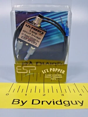 ESP G33-039 POP3 Li'L Popper Control Circuit Breaker; 3 Amp
