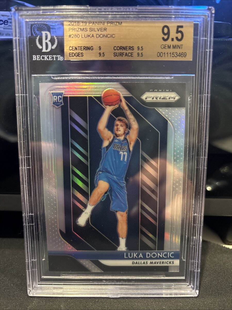 2018-19 Panini Silver Prizm Luka Doncic Mavericks RC Rookie 2018-19 Panini Silver Prizm Luka Doncic Mavericks RC Rookie