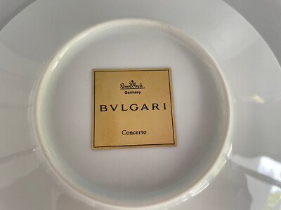 BVLGARI Concerto TEA CUP and SAUCER Rosenthal Bulgari Teetasse