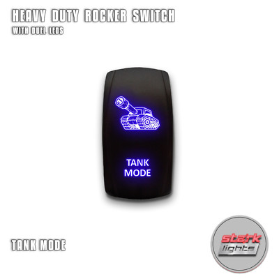 12 V Light Switch Blue LED Laser Etched Rocker Switch - 20A 12V ON/OFF For Bed Lights & Custom Installations Led Light Switch - Foto 7