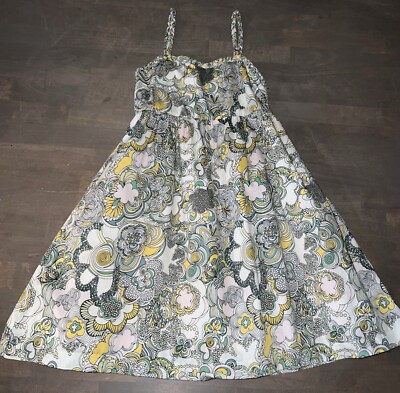 Liberty Of London Target Girls Small 6-7 Years 70s Floral Print Dress, Spring