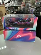 MITSUBISHI LANCER EVO IX CHAMELEON CHROME EXTRA WHEELS 1/64 DIECAST CAR BY CM