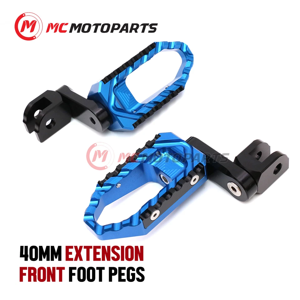 Clavijas anchas delanteras ajustables de 1,5 pulgadas para Buell XB9S XB12S XB9SX XB9R XB12R Foto 3 de 4