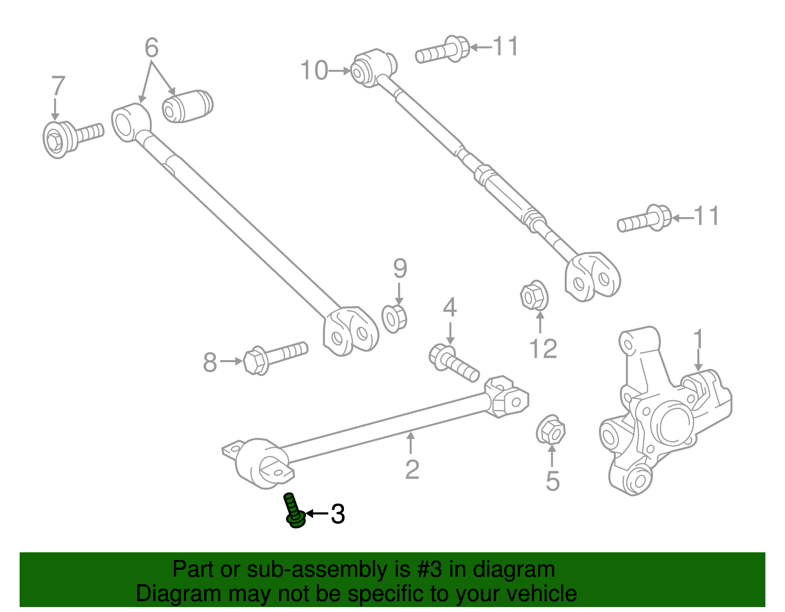 Toyota 90105A0212 Genuine OEM Strut Rod Front Bolt for sale online