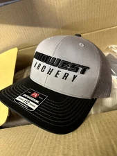 MIDWEST ARCHERY Hat Cap MATHEWS BLACK Gray HOYT RICHARDSON 112 Bow BOWHUNTING