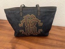 Roberto Cavalli Vintage Denim Shoulder Bag