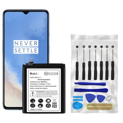 Superior Quality 4620mAh Displaceable Battery for OnePlus 7T T-Mobile with Tools