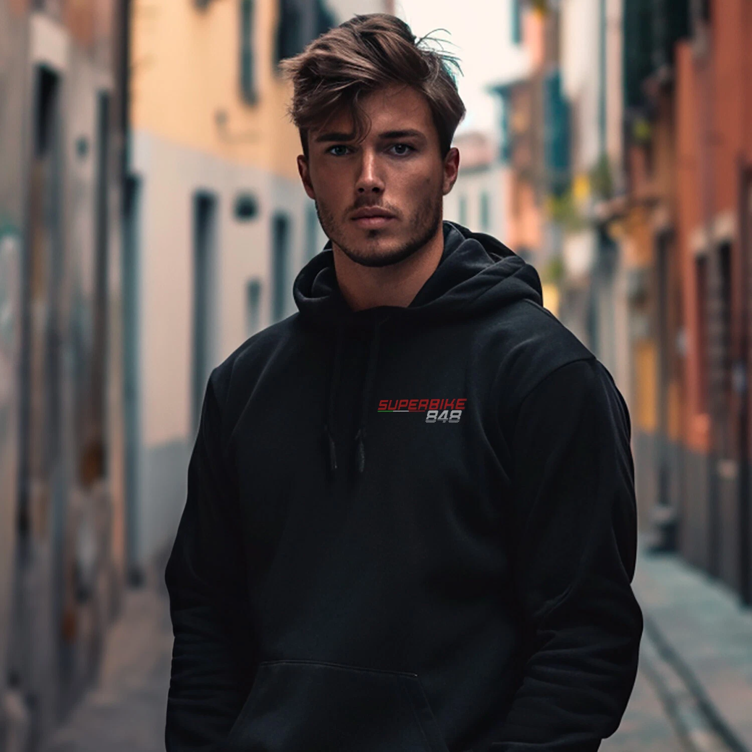 Ducati Superbike 848 - Motorcycle Hoodie Pullover for Riders