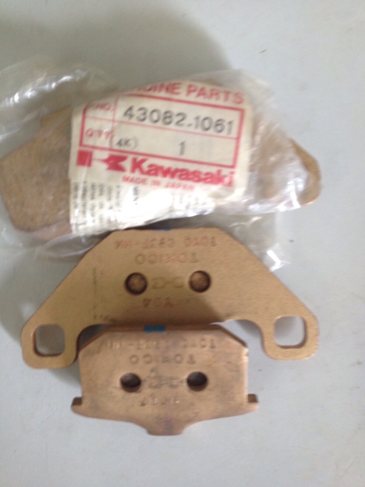KAWASAKI OEM FRONT BRAKE PADS ZL900 ZX600 ZG1000 ZX1000 ZL600 EL250