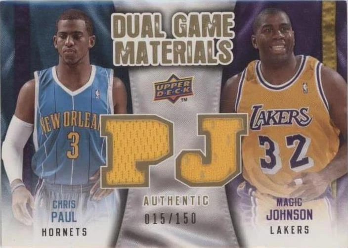 スポーツ選手 NBA JERSEY CARD CHRIS PAUL MAGIC JOHNSON 2009-10 Upper Deck - Chris Paul/Magic Johnson #DG-JP for sale | eBay