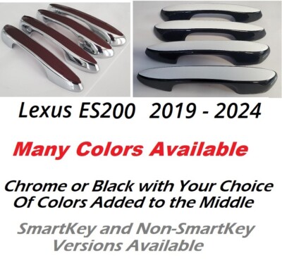 Color & Black or Chrome Door Handle Overlays 2021 2022 Lexus ES200 U PICK CLR