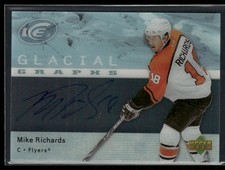 2007-08 Upper Deck Ice Mike Richards Glacial Graphs #GG-RI Philadelphia Flyers