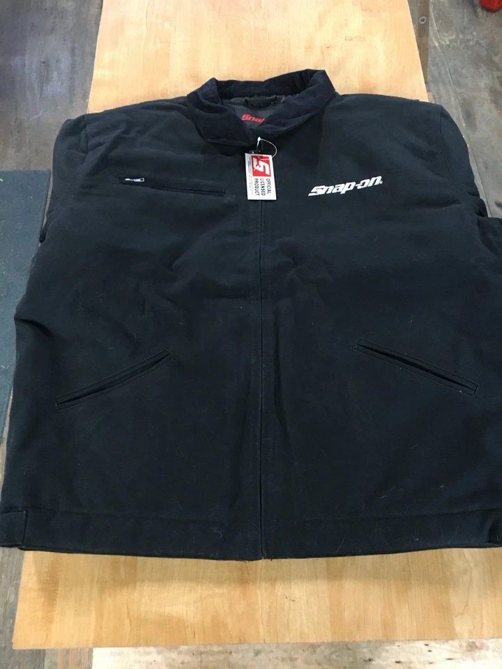 Chaqueta Snap On Tools Edredón Forrado Lona Pesada Para Hombre Talla Extra Grande-logo Foto 3 de 4