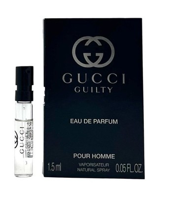 Gucci Guilty Pour Homme Eau de Parfum Sample Spray EDP 0.05 oz/1.5ml NEW & FRESH