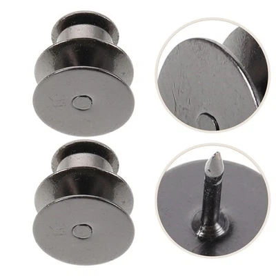 30 Set Metal Pin Back Replacement Secure Locking Backs Hardware Buckle Pins - Image 1 of 4