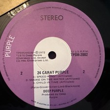 Deep Purple First Pressing Vinyl Records for sale | eBay