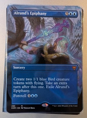 MTG | Alrund's Epiphany | NM EN | KHM 295 | Alternate Art Borderless | Kaldheim