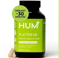 HUM Nutrition Flatter Me Digestive Enzymes, 60Capsules