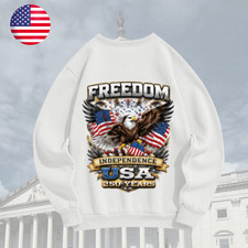 1776 USA Flag Patriotic T-Shirt American Freedom Tee S-4XL