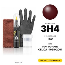 Touch Up Paint For Toyota Celica 3h4 Red Full Kit Auto Panel Scratch Repair
