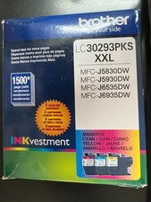 Brother LC30293PK Super High Yield 3 Pack Ink C,M, Y 6617/OB