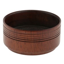 Retro Wood Men's Shaving Brush Bowl Barber Beard Shave Soap Cream Mug Cup