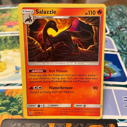 Salazzle 16/145 Rare Guardians Rising Pokemon Near Mint