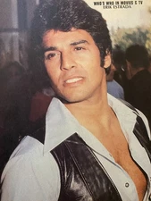 Erik Estrada, Morgan Fairchild, Double Full Page Vintage Pinup, aa